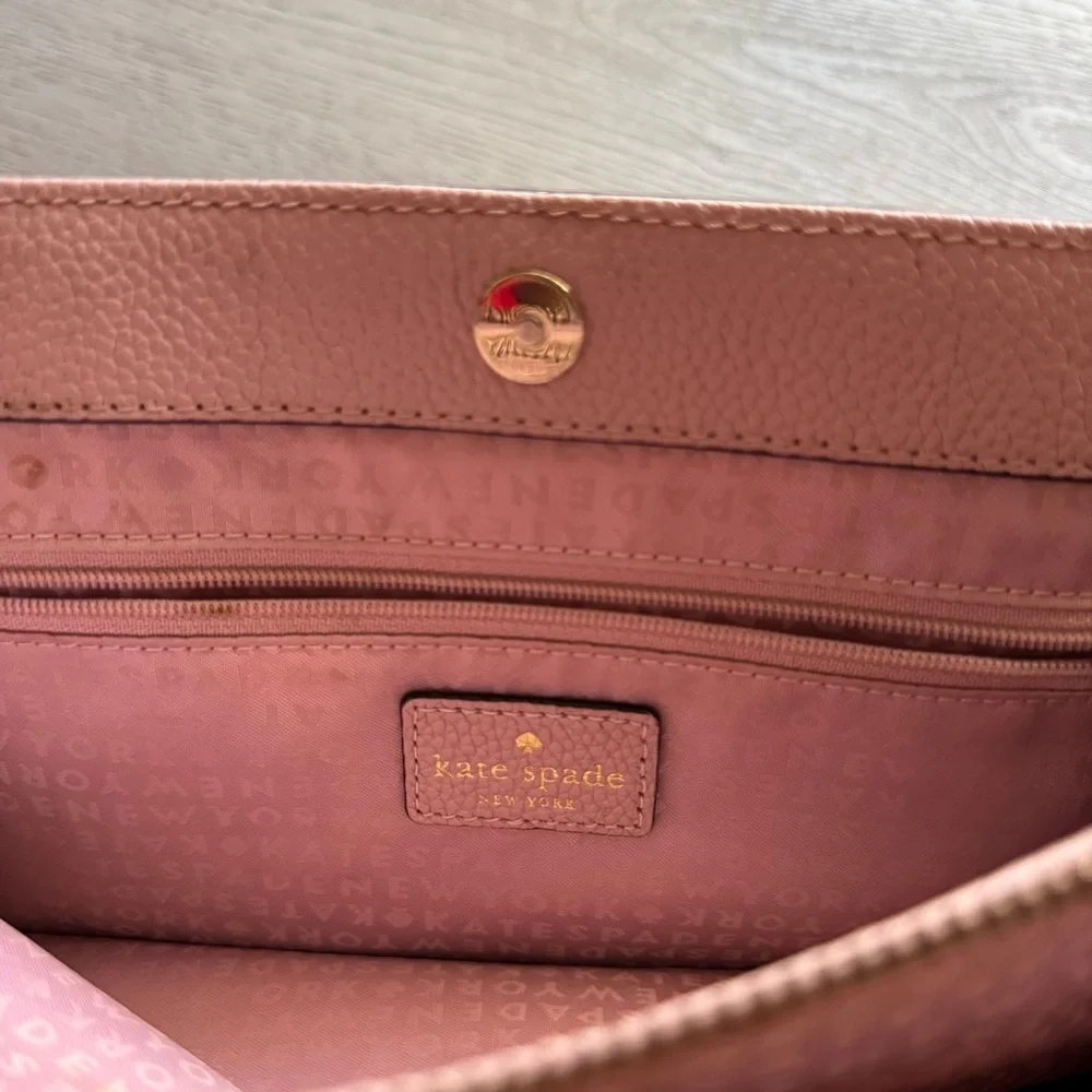 kate spade Dusty Pink Leather Satchel